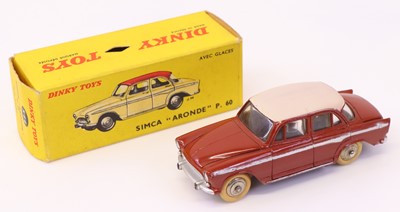 Lot 609 - French Dinky Toys, 544 Simca Aronde P60, brick...