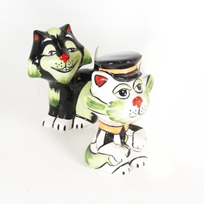 Lot 187 - A Lorna Bailey pottery figure 'Milkman Cat',...