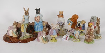Lot 527 - A collection of Beswick Beatrix Potter figures...