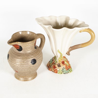 Lot 203 - A Clarice Cliff 'Goldstone' pottery jug,...