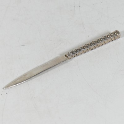 Lot 230 - A contemporary Scottish silver letter-opener,...