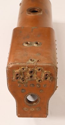 Lot 32 - 5 inch gauge unused copper boiler, silver...