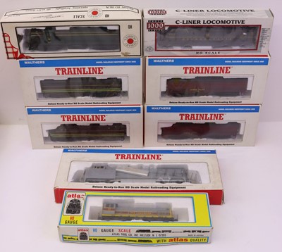 Lot 457 - Eight HO gauge locos to include an Atlas S4...