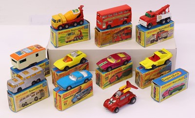 Lot 828 - Matchbox Superfast group of 10 to include a no....