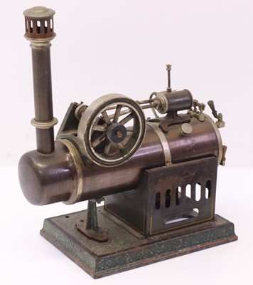 Lot 1 - Josef Falk horizontal steam engine, comprising...