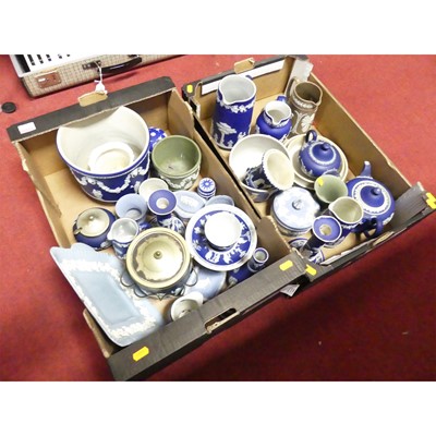 Lot 129 - A collection of Wedgwood Jasperware, 19th...