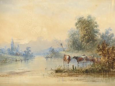 Lot 1023 - Late 18th century English school - Cattle...
