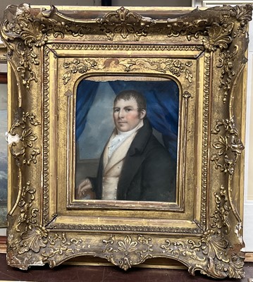 Lot 1030 - 19th century English school - Bust portrait of...