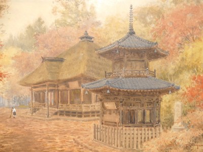 Lot 1036 - Tokusaburo Kobayashi (Japanese 1884-1949) -...