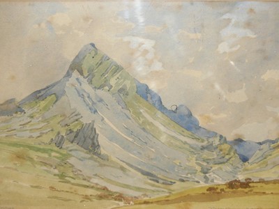 Lot 1045 - M. Chesterton - Snowdonia, watercolour, signed...