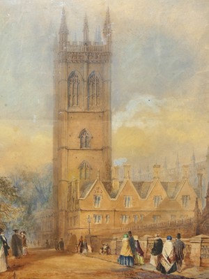 Lot 1054 - R. Davidson - Magdalen Tower and Magdalen...