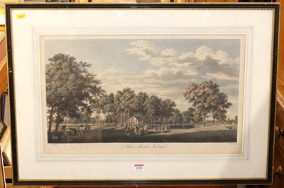 Lot 1058 - After Thomas Sandby - The Moat Island, colour...