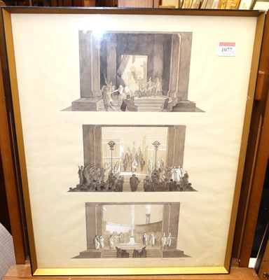 Lot 1077 - Assorted pictures and prints, to include...