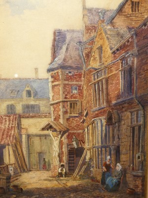 Lot 1099 - Thomas Pyne (1843-1935) - Figures in a...