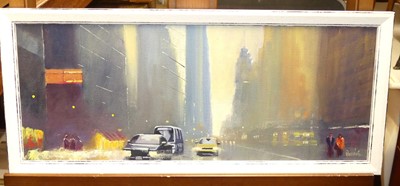 Lot 1102 - Dennis Nash (b.1947) - Pair; Manhattan street...