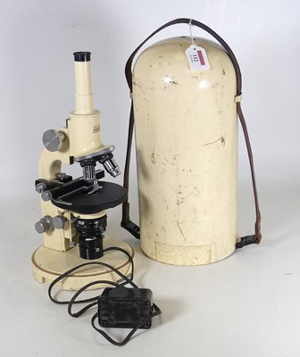 Lot 112 - A Wild Heerbrugg monocular microscope,...