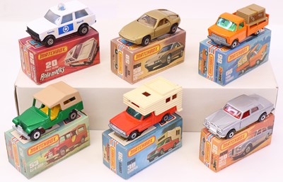 Lot 782 - Matchbox Superfast 75 series group of six to...