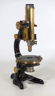 Lot 115 - An Ernst Leitz Wetzlar brass monocular...