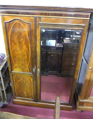 Lot 1148 - An Edwardian mahogany and satin wood inlaid...