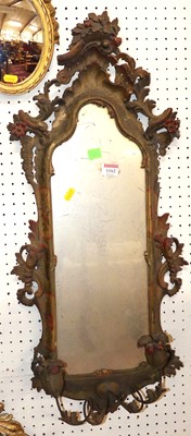 Lot 1162 - A 19th century Italian floral polychrome...