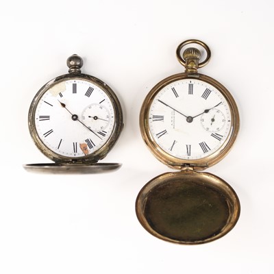 Lot 328 - An early 20th century gold plated full hunter...