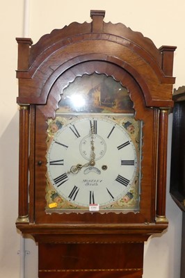 Lot 1184 - An early Victorian mahogany and chequer strung...