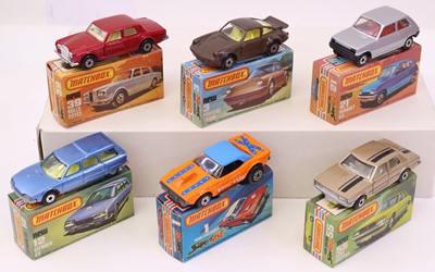 Lot 786 - Matchbox Superfast 75 series group of six to...