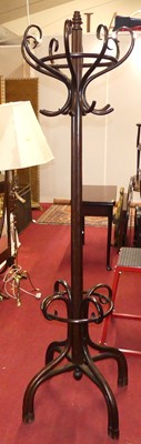 Lot 1197 - An Austrian stained bentwood combination...