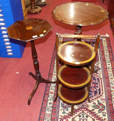Lot 1203 - A mid-Victorian lobed fixed top pedestal...