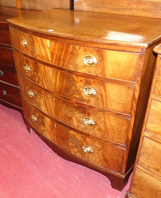 Lot 1210 - A Regency mahogany, flame-mahogany and...
