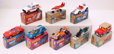 Lot 788 - Matchbox Superfast 75 series group of eight to...