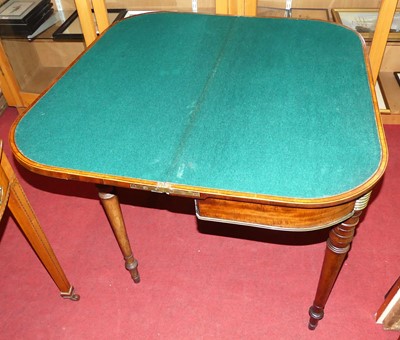 Lot 1249 - A Regency mahogany, brass strung and further...