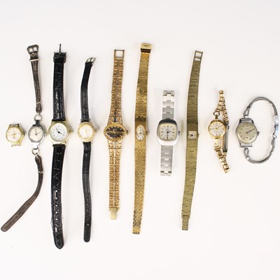 Lot 374 - A ladies Swiss Empress wristwatch, having a...