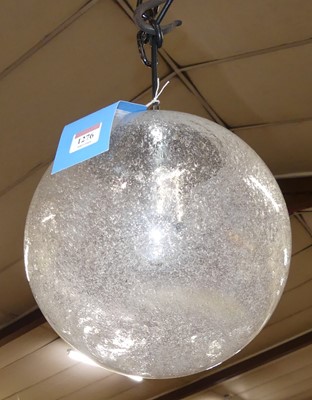 Lot 1276 - A contemporary bubble inclusion globular...