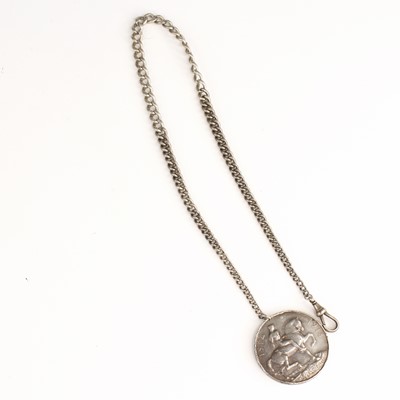 Lot 370 - A WWI British War Medal, naming 266055 PTE. J....