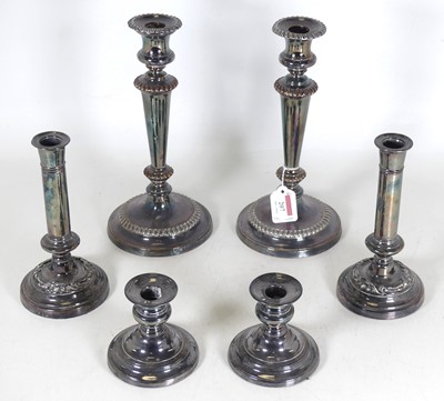 Lot 207 - A pair of late 19th century Old Sheffield...