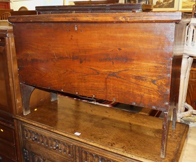 Lot 1262 - An 18th century provincial boarded elm...