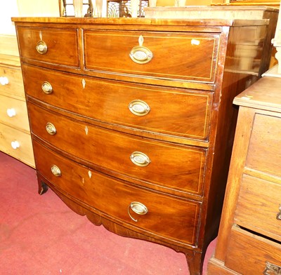 Lot 1267 - A mid-19th century mahogany and crossbanded...