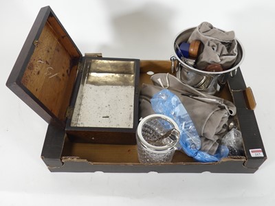 Lot 217 - A collection of metalware, to include a...