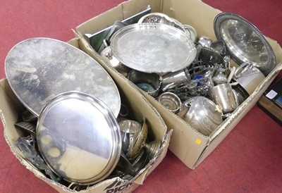 Lot 219 - A collection of silver-plated wares, to...