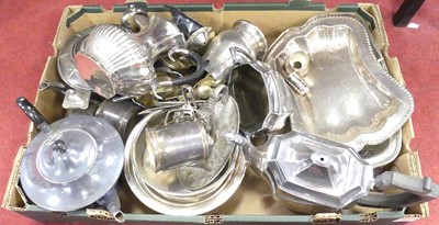 Lot 220 - A collection of silver-plated wares, to...
