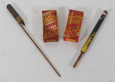 Lot 466 - A small collection of fireworks, to include a...