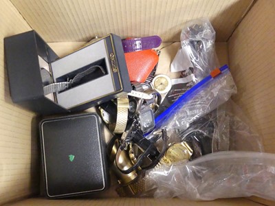 Lot 487 - A collection of watches, to include a Seiko...