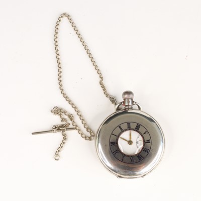 Lot 357 - A gent's J.W. Benson silver cased half-hunter...