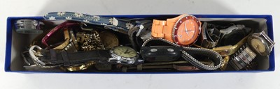 Lot 443 - A collection of watches, to include Lorus,...