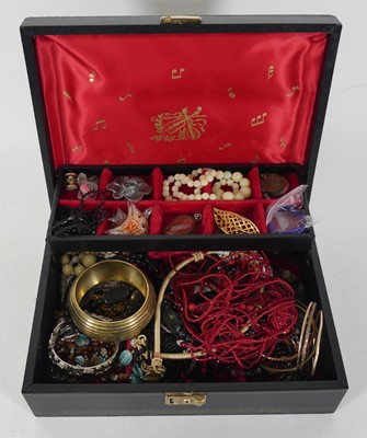 Lot 449 - A collection of costume jewellery, to include...