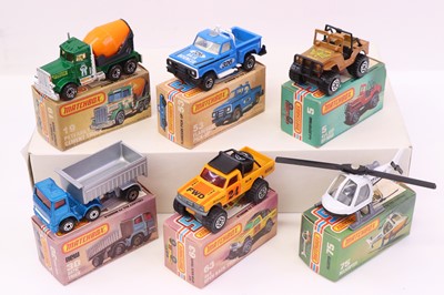 Lot 793 - Matchbox Superfast 75 series group of six to...