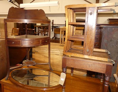 Lot 1368 - Mahogany occasional furniture, to include;...