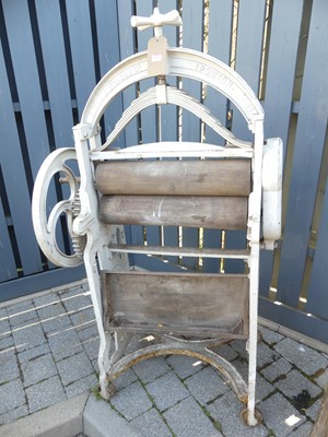 Lot 1433 - An early 20th century cast iron freestanding...