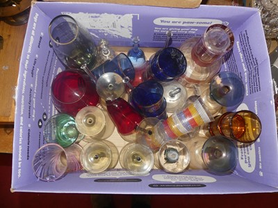 Lot 563 - Four boxes of miscellaneous glassware to...